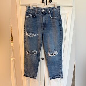 We The Free Vintage Blue Ripped Jeans